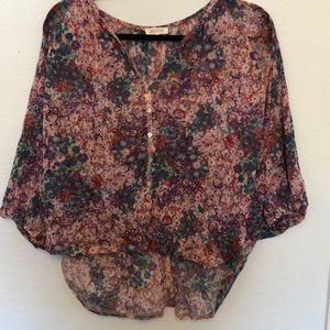 Anthropologie Floral Top!